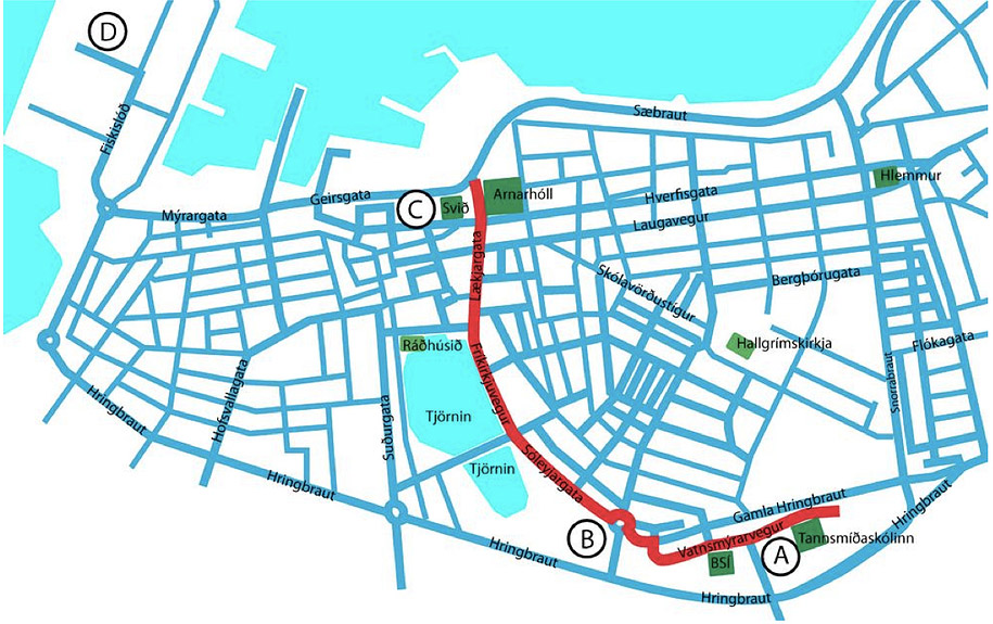 reykjavikparade 2005 route